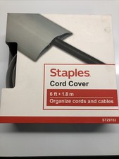 Staples 6ft Floor Cord Cover Floor Cable Protector Brand New ST29783 picture