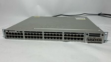 Cisco Catalyst 3850 48-Port Switch C3850-NM-4-10G Dual PSU Tested Working picture