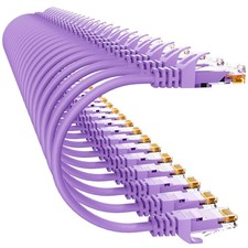 Cat 6 Ethernet Cable 3FT 24 Pack High~Speed 10Gbps UTP Network Cable Purple picture