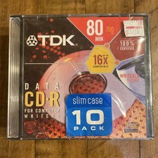 TDK CD-R 48 X 80 Min 700MB PRINT ON 10 Pack picture