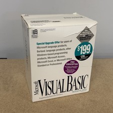 Brand New Microsoft Visual Basic 3.0 Pro (PC/Windows 1994) New Open Box picture