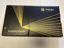 PWR+ Adjustable Portable Aluminum Laptop Desk w/Cooling Fan Black (No cable) picture