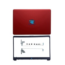 For HP 15-GW 15-DW0083wm 15-DW Lcd Back Cover Front Bezel Hinges Red M03725-001 picture