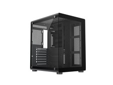 DIYPC DIY-V8-ATX Black USB3.0/ Type C Tempered Glass ATX Gaming Computer Case w/ picture