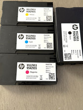 HP 952/953/954/955 Genuine Original Ink Cartridges 4-Pack CMYK F6U20A 11/2026  picture