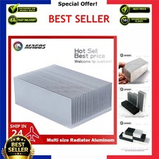 Aluminum Water Cooling Radiator Heat Sink Dense Fin PC Heatsink 69mm Wide picture