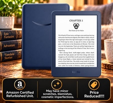 Amazon Kindle 2022 11th Gen 16GB WiFi Waterproof DENIM BLUE eBook eReader Tablet picture