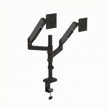 Dual Monitor Arm Full Motion Dual Monitor Arm with USB Ports Heavy-Duty picture