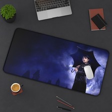 Wednesday Addams Jenna Ortega Desk Mat - Gaming Mouse Pad - Stitched Edges picture
