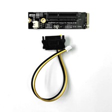 ADT-Link M2 NVMe to PCIe 4.0 Adapter Board x16 Supports Graphics Card x4 and SSD picture