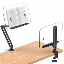 Cantilever Desk Clamp Reading Stand 360 Rotating Adjustable Acrylic Aluminum picture