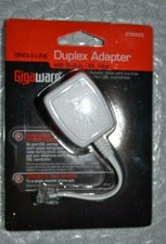 New-Gigaware 2790025 Single-Line Duplex Adapter with Built-In DSL Filter picture