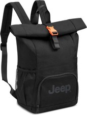 Jeep Rolltop Travel Backpack Black 17