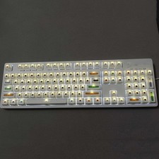 PBT Buttons OEM Height 108 Keys Sublimation Dot Mechanical Keyboard Spare Part picture