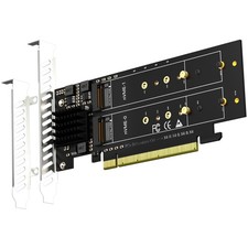 Quad M.2 NVMe PCIe 4.0 X16 Adapter for RAID Setup picture
