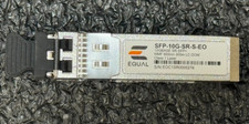 (4) EQUAL SFP-10G-SR-S-EO 10GBASE SR SFP+ MMF 850nm 300m MMF LC DOM Transceiver picture