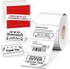 White Self-Adhesive Tag Label PaperSticker  for Phomemo M100/M110/M221 Printer picture