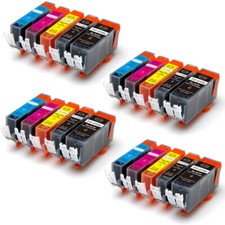 Ink Tanks Value Pack for PGI-220 CLI-221 Canon Pixma MP560 iP4600 iP4700 MP620 picture