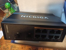 NICGIGA 10 Port Hardened Industrial Gigabit Ethernet Switch, with 8 x... picture