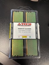 A-Tech 64GB (2x32GB) DDR4 3200MHz PC4-25600 Desktop RAM Memory Kit picture