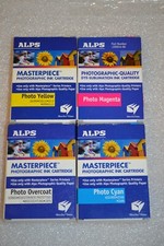 Lot of (4) ALPS INK PHOTO CMYK OEM  - For Alps Printers New And Used picture