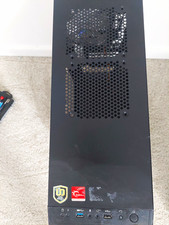 Deepcool Tesseract SW-RD Gaming Mid Tower Desktop PC Case Black/Red USB 3.0 picture