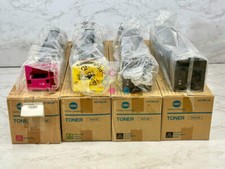 4 Open OEM Konica BH C452/C552/C552DS/C652 MYKK Toner TN613, Same Day Ship picture