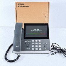 Verizon Yealink One Talk T67LTE 4G Desk Phone + Power Cord TESTED & WORKING picture