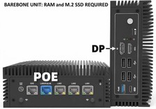 Fanless Mini PC N100 Firewall Appliance 4x 2.5GbE Intel i225 LAN PoE-In Barebone picture