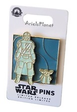 Disney Parks Star Wars: The Mandalorian Din Djarin and Grogu Limited Pin picture