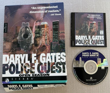 Police Quest: Open Season - Daryl F. Gates 1995 Sierra PC Game CD-ROM picture