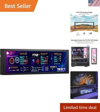7.84 Inch Mini Monitor HD IPS 1280x400 Secondary Screen Stretched Bar LCD Dis... picture