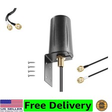 2x2 MIMO Omnidirectional Low Profile 4G LTE 5G External Antenna SMA Male Conn... picture