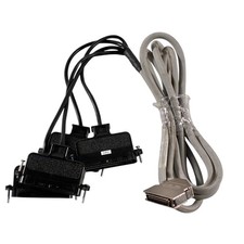 3M 10550 High Density MDR 50-Pin to 4x AMP Multi-Breakout Interface Cable picture