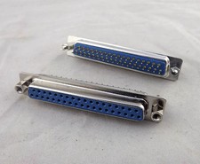 10pcs D-SUB DB37 37Pin Female DIP PCB Solder Connector Adapter 2 Rows Lock Screw picture