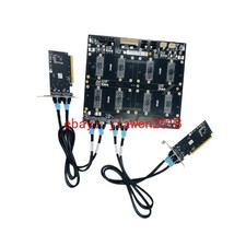 External NVIDIA V100 SXM2 300G NVlink interconnect Dual-Card 4Port SXM2 Adapter picture