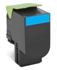 Lexmark CX410 CX510 High Yield Cyan Toner 3K 80C1HC0 801HC OEM Quality picture