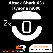Corepad Skatez Attack Shark X3 Kysona M600 replacement mouse feet Hyperglides Teflon picture