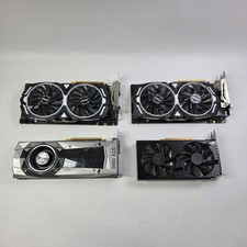 Lot of 9 Graphics Card GPUs Black picture