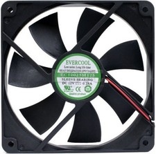 Evercool 120mm x 25mm EC12025M12S Computer Case Ball Bearing Fan 3-Pin picture