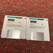 The Norton Antivirus By Symantec For IBM PC 3.5 Inch Floppy picture