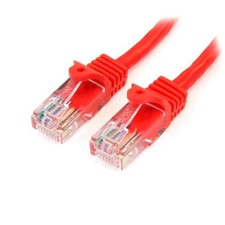 Startech 45Patch30Rd 30Ft Red Cat5E Cable Snagless Ethernet Gigabit Lan picture