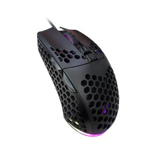  BLACK Wireless/Wired Gaming Mouse Ultralight Honeycomb Shell RGB 1200-8000 DPI picture