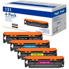 4 PK CRG131 131 Toner (BCMY) For Canon 131 ImageCLASS LBP7110Cw MF624Cw MF628Cw picture