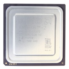 AMD K6-166ALR 166MHz/32KB/66MHz Socket 7 CPU Processor 2.9Volt 32Bit picture
