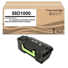 1  Pack 58D1000 Toner Cartridge Compatible for MS725 MS821 MS822 MS823 MS824 picture
