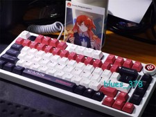 Arknights Exusiai Mechanical keyboard keycaps PBT For Cherry MX High 143keys Set picture