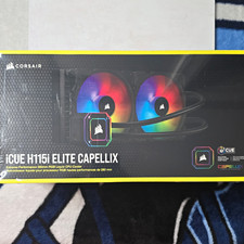 Corsair iCUE H115i ELITE CAPELLIX 280mm RGB Black Liquid CPU Cooler picture