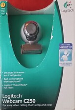 Logitech Webcam C250  VGA sensor, built in microphone. (F-8) picture
