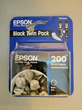 Epson 200 Black Twin Pack Factory Sealed Exp Date 03/2021 picture